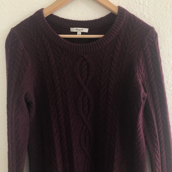 Madewell Elin Cable Sweater Dress Size S - Picture 5 of 8